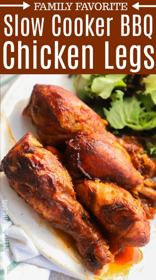 Slow Cooker BBQ Chicken Legs