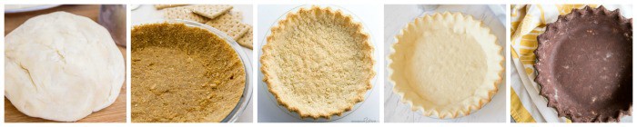 Various pie crusts to make