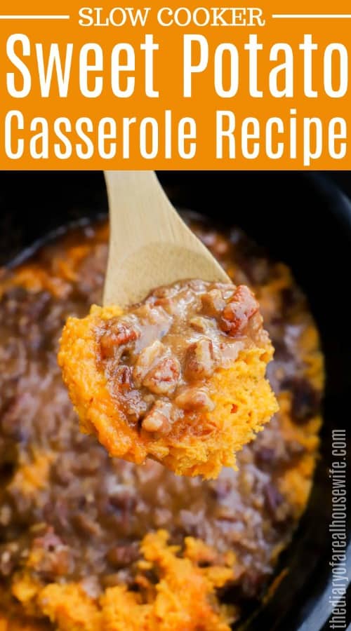 Slow Cooker Sweet Potato Casserole