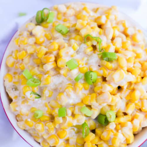top view picture of Hot Corn Dip