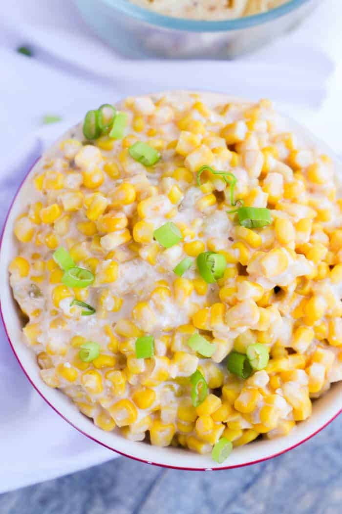 top view picture of Hot Corn Dip