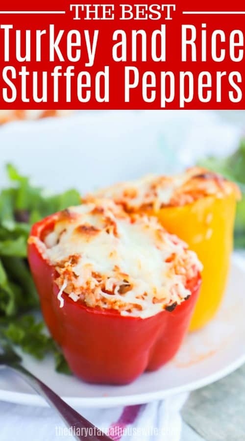 Ground Turkey and Rice Stuffed Peppers
