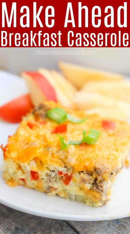 Make Ahead Breakfast Casserole