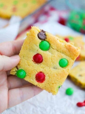 Christmas cookie bars