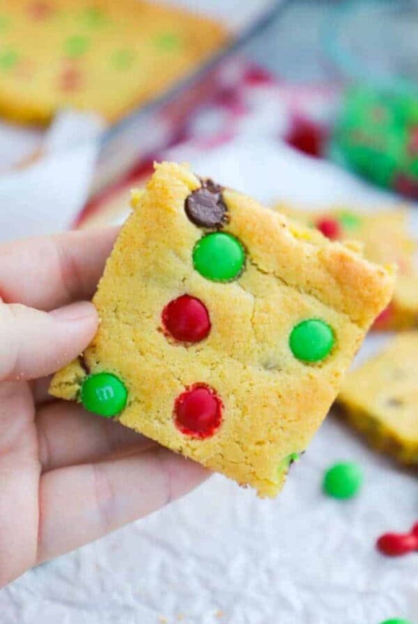 Christmas cookie bars