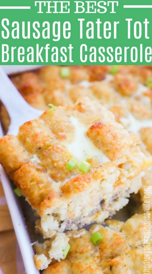 Tater Tot Breakfast Casserole