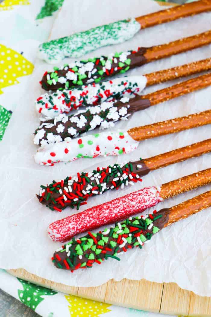 Chocolate Covered Pretzel Rods Recipe • The Diary of a Real Housewife