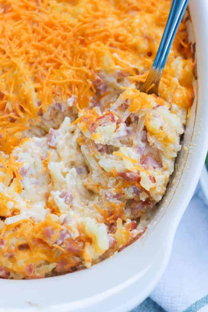 Cheesy Ham and Potato Casserole • The Diary of a Real Housewife