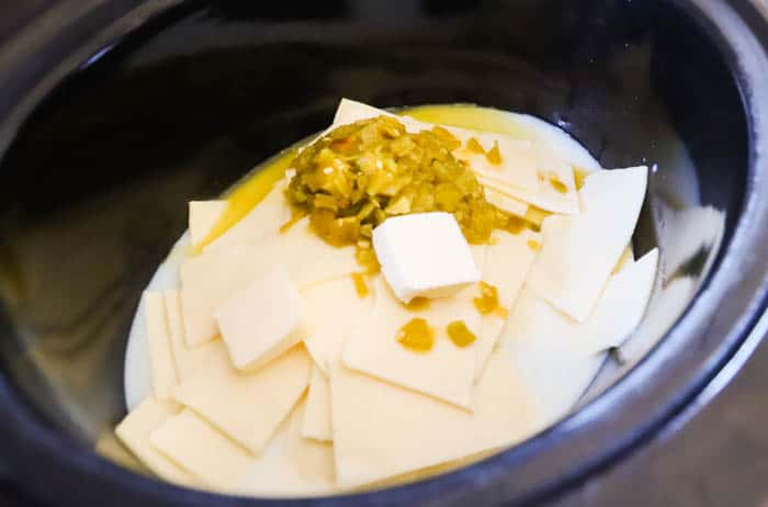 ingredients in the slow cooker