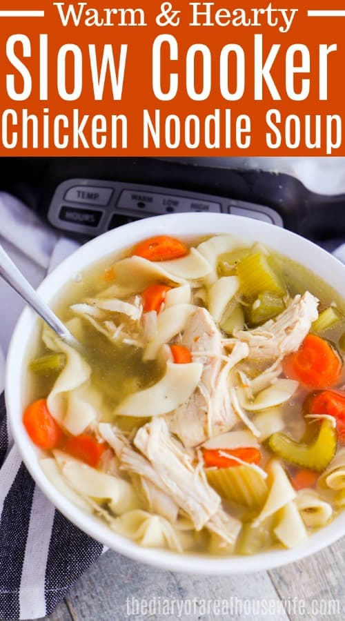 Slow Cooker Chicken Noodle Soup