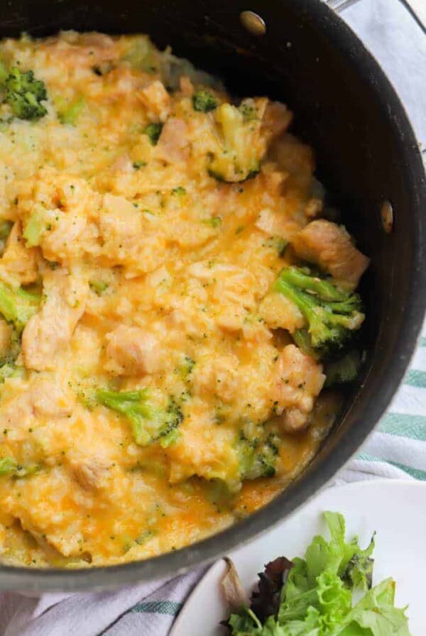 cheesy chicken and rice