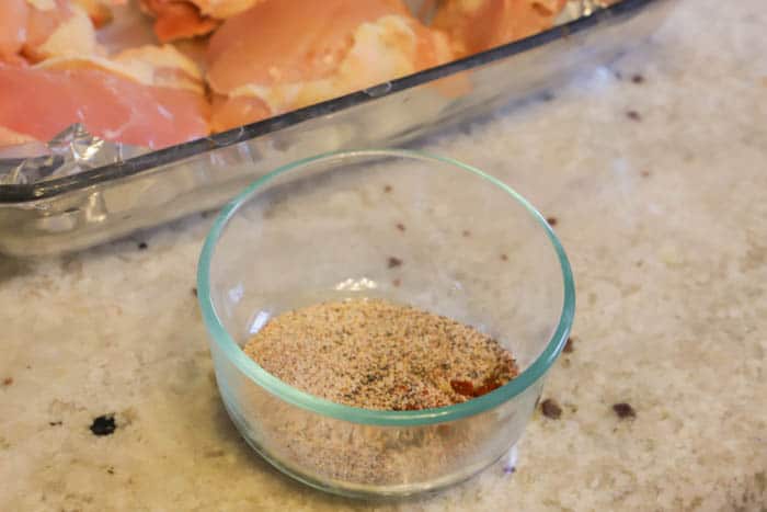 spice in the jar to season chicken