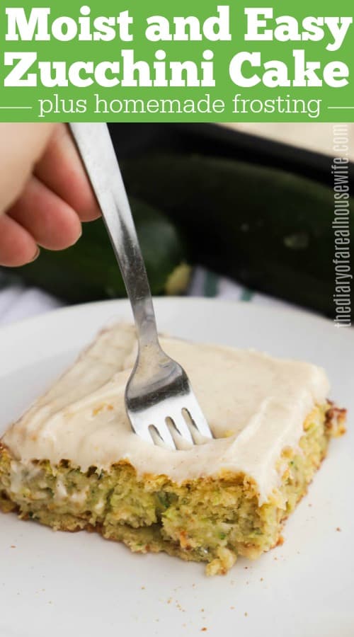 Zucchini Cake Recipe