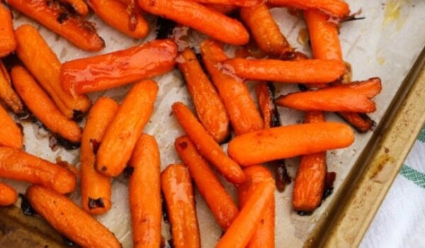 Roasted Maple Carrots