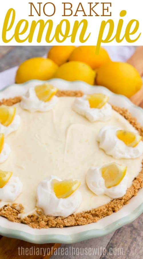 No Bake Lemon Pie Recipe