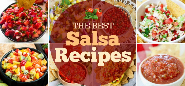salsa recipe collage picture