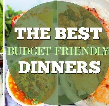 Budget Dinner Recipes featured image collage
