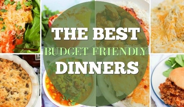 Budget Dinner Recipes featured image collage