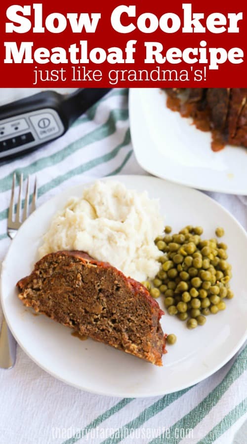 Slow Cooker Meatloaf Dinner Recipe