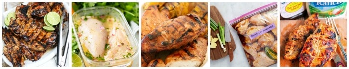 Easy Chicken Marinade Recipes picture collage 6