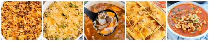 Ground Beef Recipes collage 2