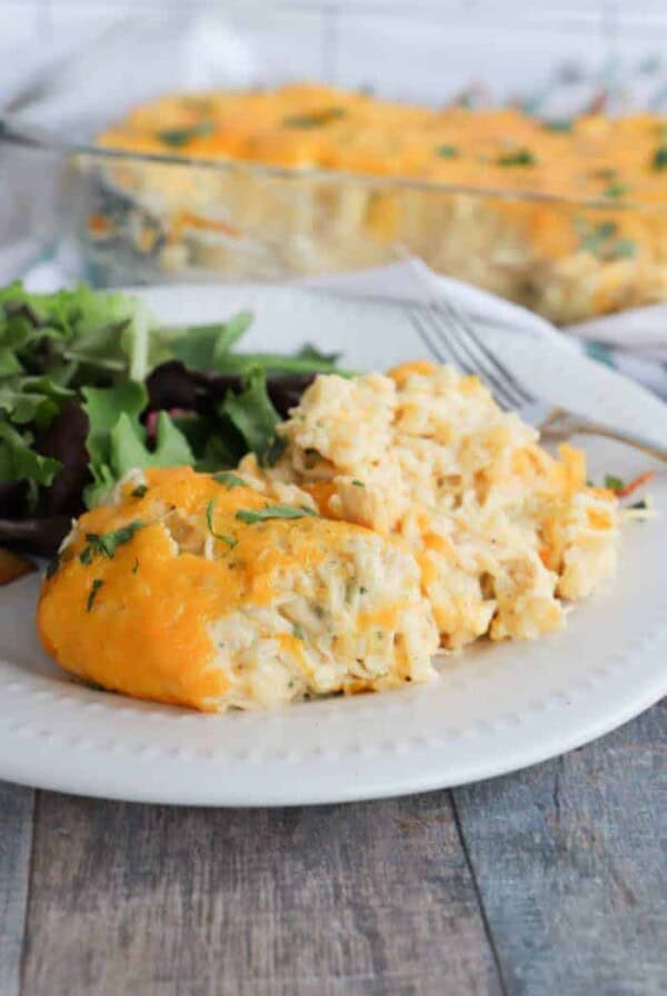 Cheesy Ranch Chicken and Rice Casserole