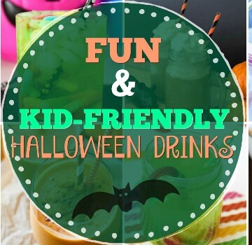 Fun Kid Friendly Halloween Drinks title photo