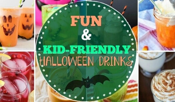 Fun Kid Friendly Halloween Drinks title photo