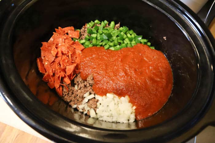 all ingredients in the slow cooker