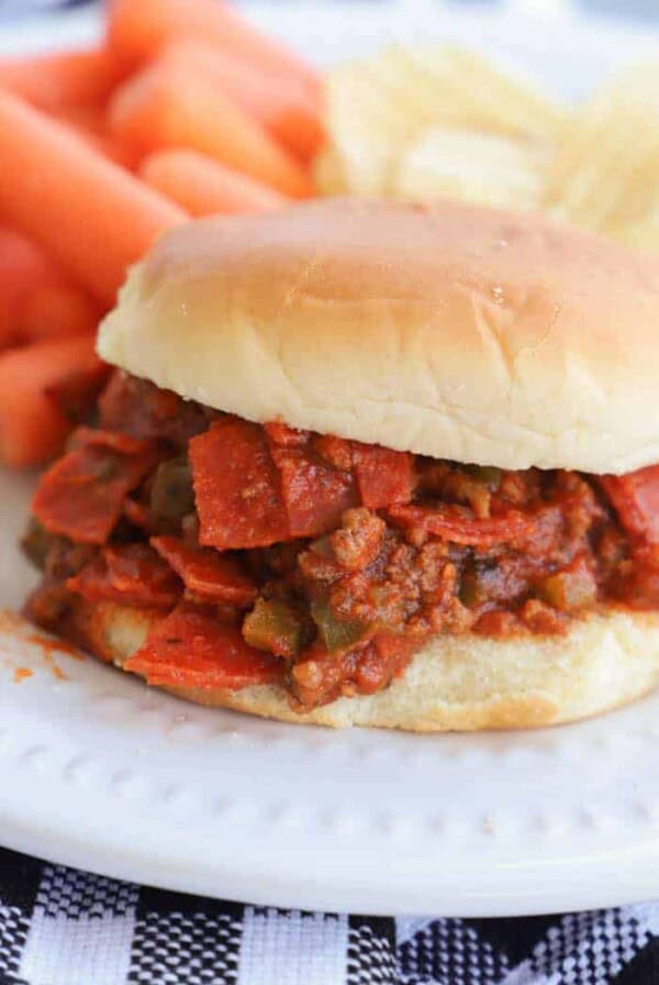 Slow Cooker Pizza Sloppy Joes