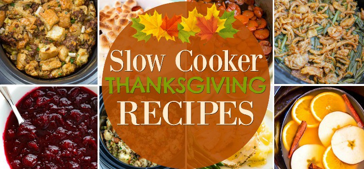 slow cooker thanksgiving header image with title