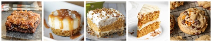 Thanksgiving Desserts collage of recipes below part 4