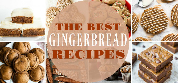 Gingerbread Recipe header image with text