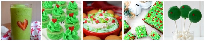 Christmas Grinch Recipes collage part 5