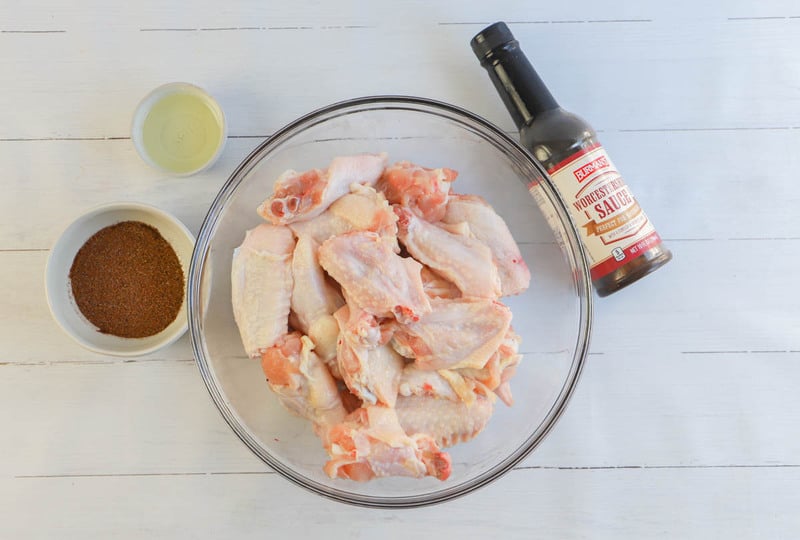 Ingredients for Baked Chicken Wings