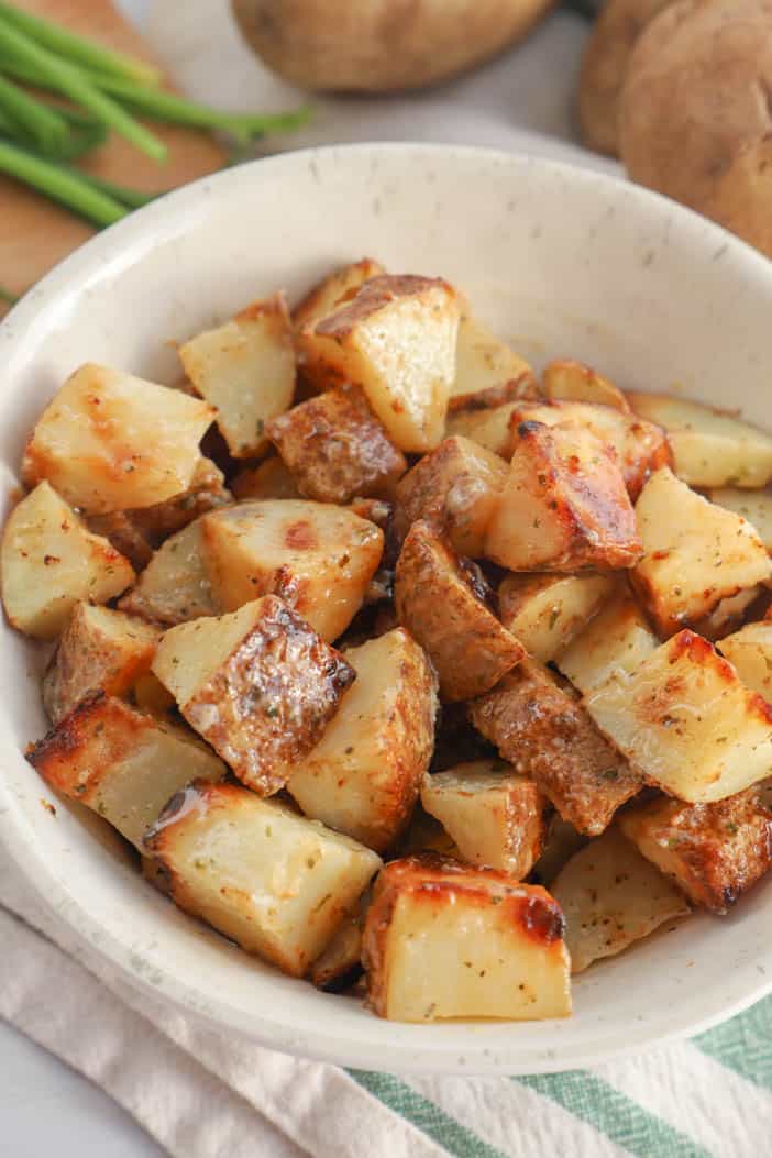 potatoes in a bowl