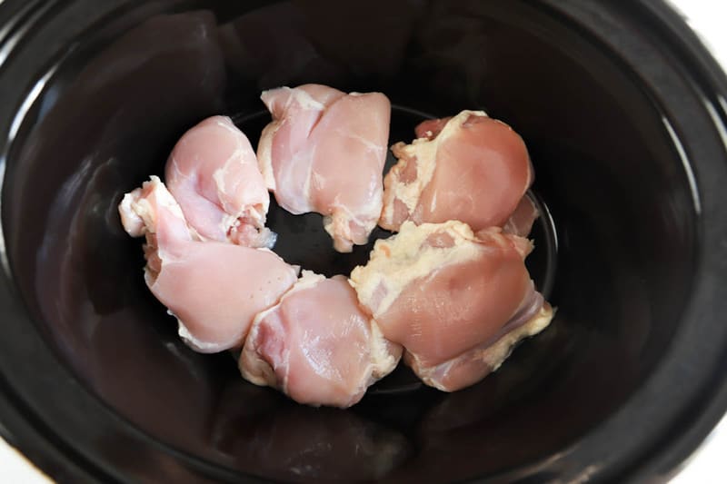 chicken in the slow cooker