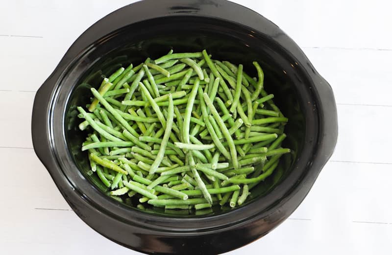 green beans in slow cooker