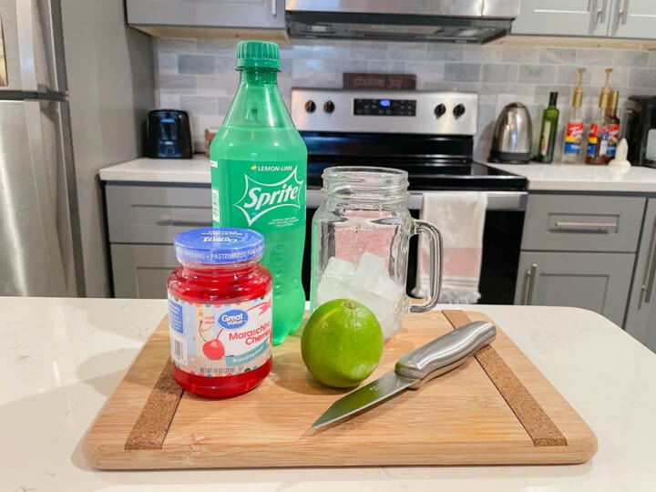 Ingredients for the Cherry Limeade