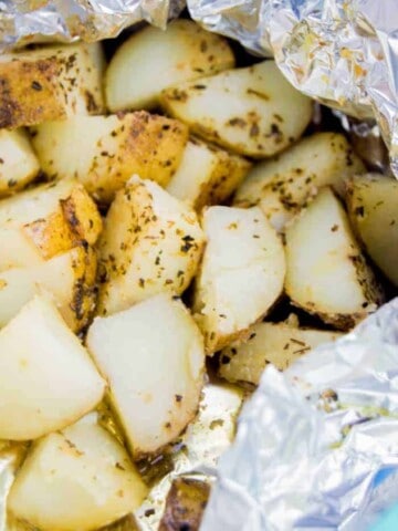 foil potatoes