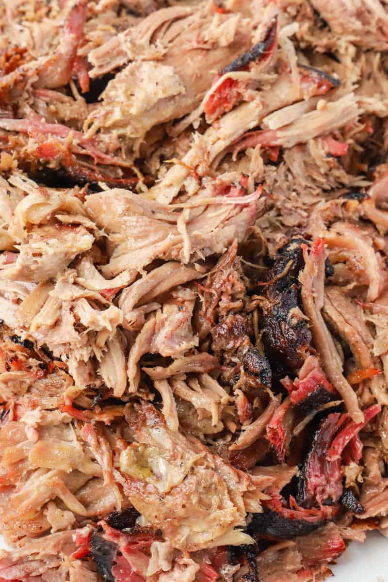 closeup pic of pulled pork