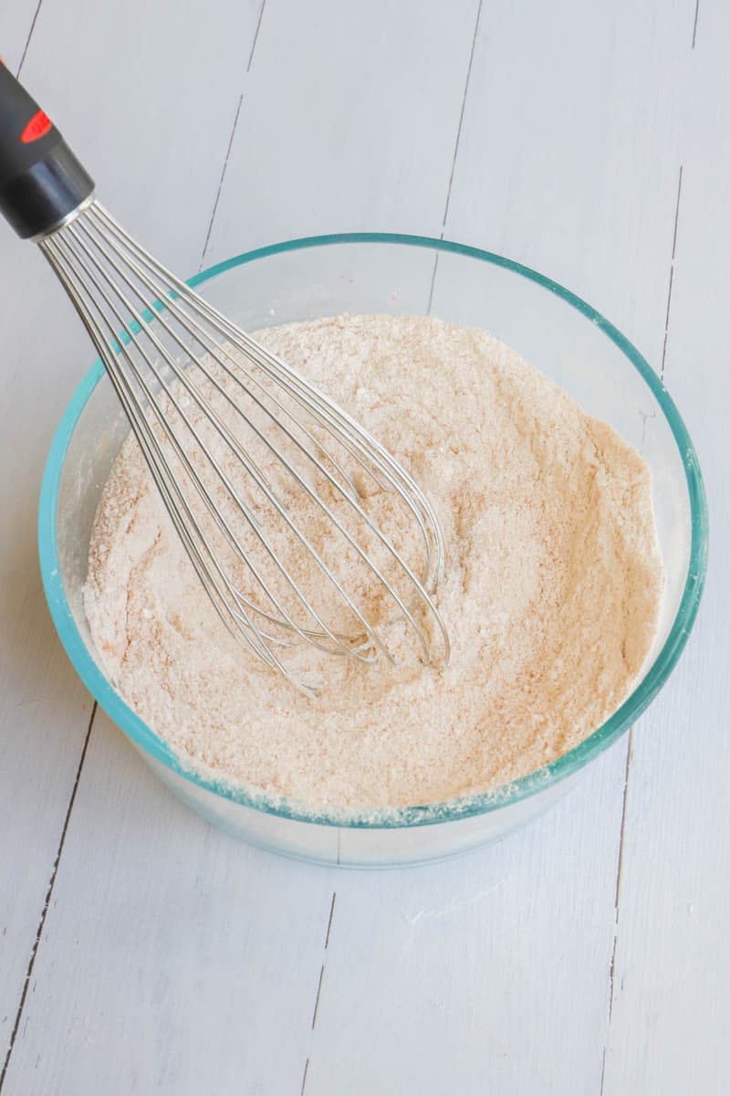 sifting flour and other dry ingredients