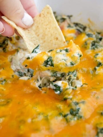 Cheesy Bacon Spinach Dip