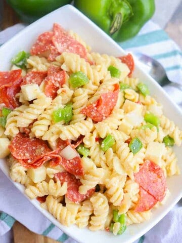 pizza pasta salad