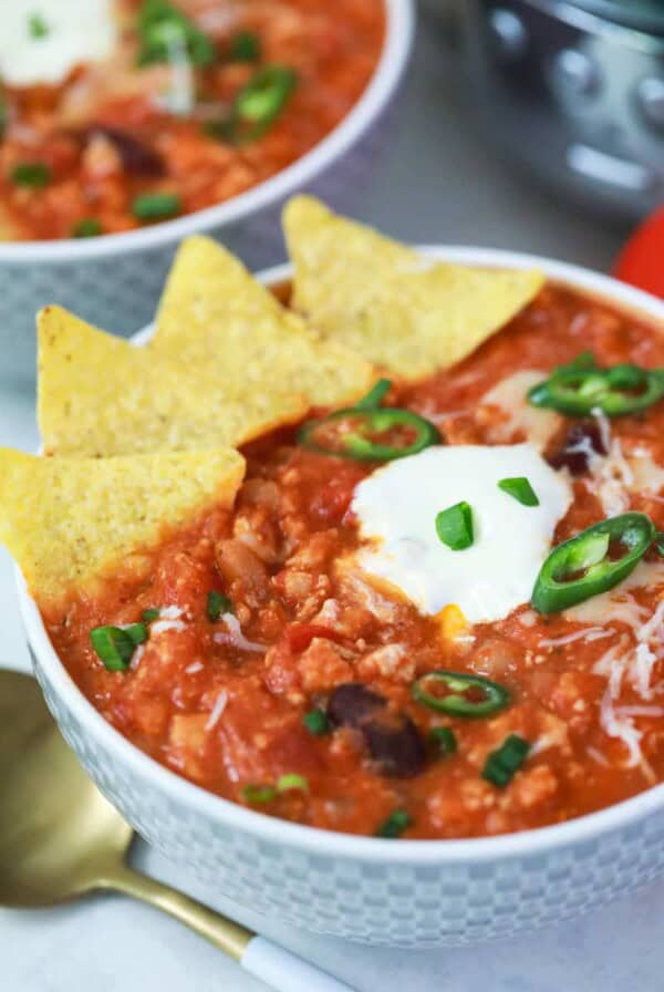Slow Cooker Turkey Chili