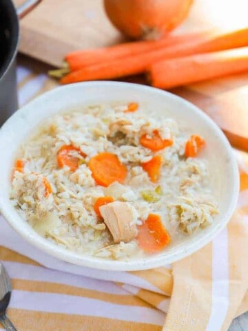 chicken rice soup