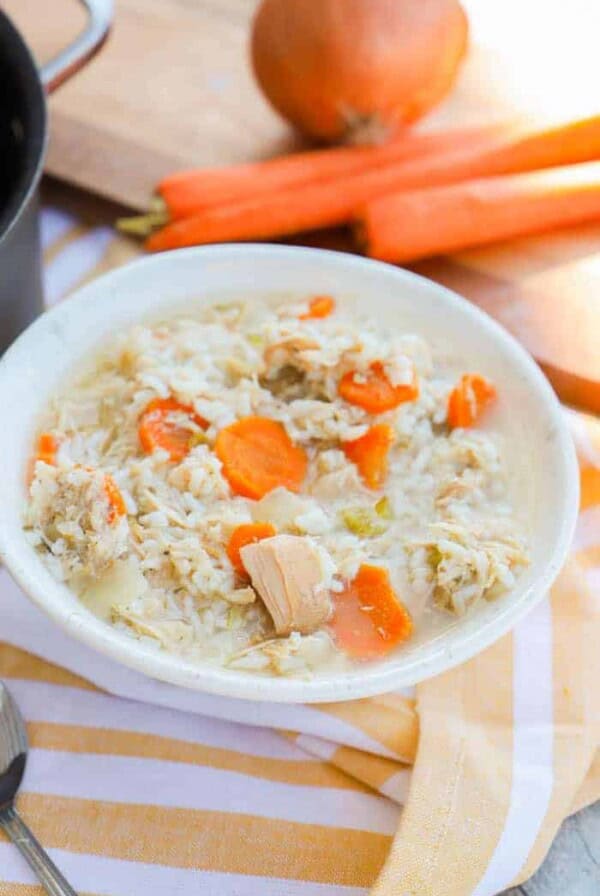 chicken rice soup
