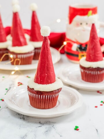 Santa Hat Cupcake Recipe