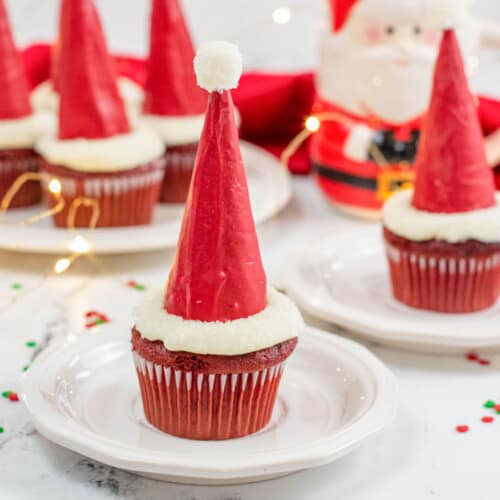 Santa Hat Cupcake Recipe