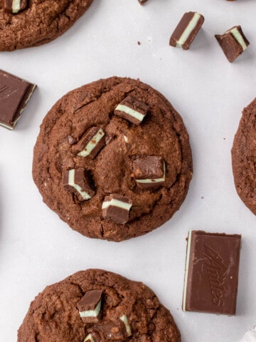 Mint Chocolate Andes Cookies